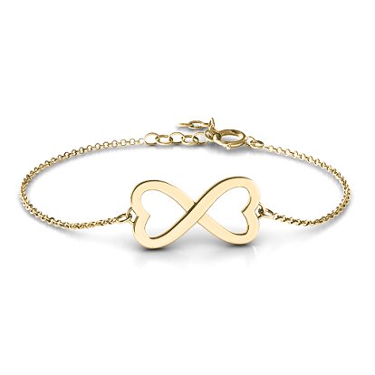 Heart Infinity Bracelet
