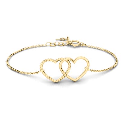 Two Hearts Bracelet