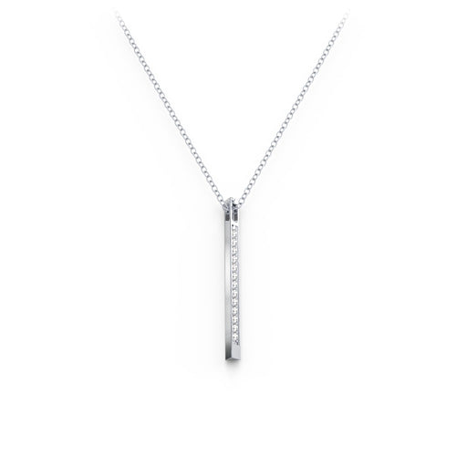 Triangle Bar Gemstone Necklace
